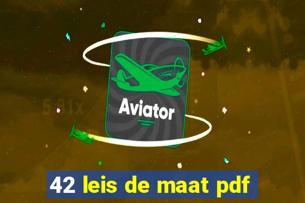 42 leis de maat pdf